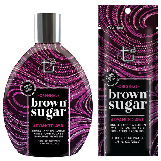 Brown Sugar Original - Dark Bronzing Lotion with Warming Tingle