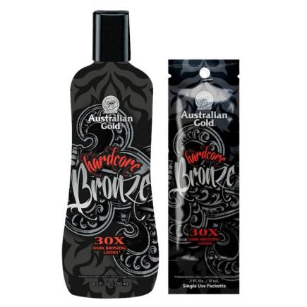 Australian Gold Hardcore Black - 30x Dark Bronzing Lotion