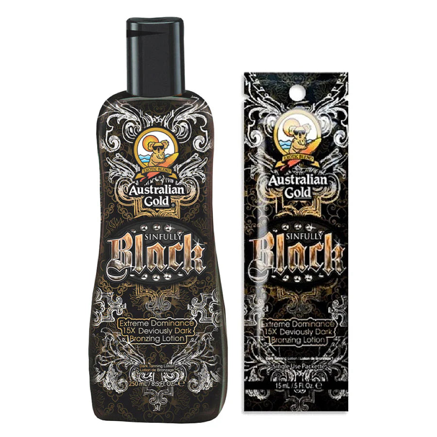 Australian Gold Sinfully Black - 15x Bronzing Lotion