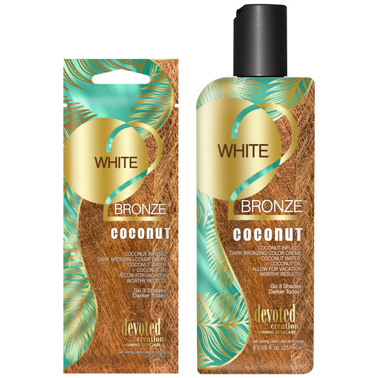 White 2 Bronze Coconut - Coconut Infused Dark Bronzing Creme