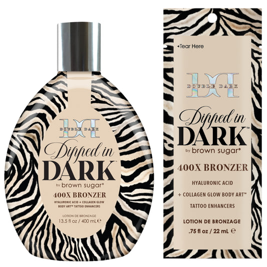 Double Dark Dipped in Dark - 400X Hyaluronic Acid & Collagen Glow Bronzer