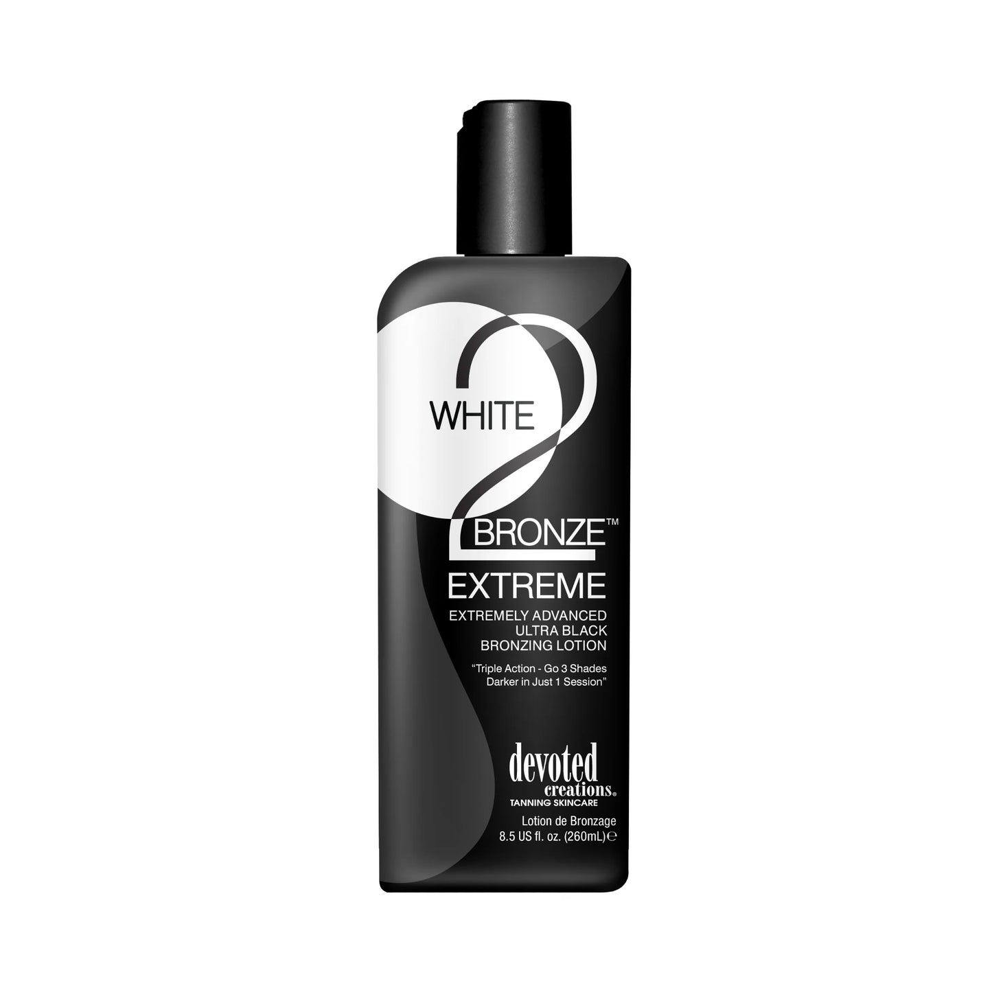 White 2 Bronze Extreme - Extremely Advanced Ultra Black Bronzing Lotion