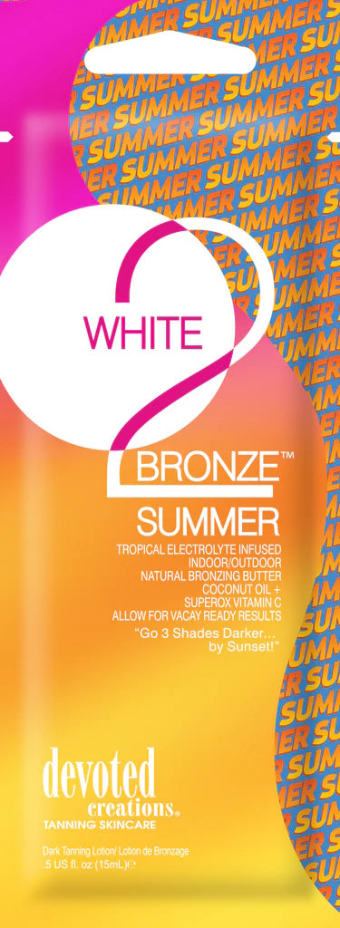 White 2 Bronze Summer - Tropical Electrolyte Infused Natural Bronzing Butter