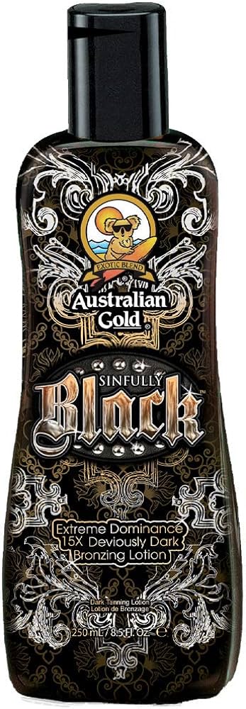 Australian Gold Sinfully Black - 15x Bronzing Lotion