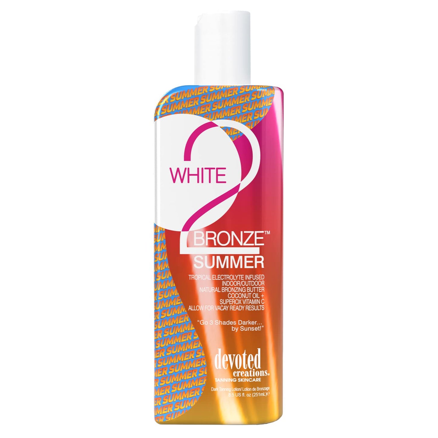 White 2 Bronze Summer - Tropical Electrolyte Infused Natural Bronzing Butter